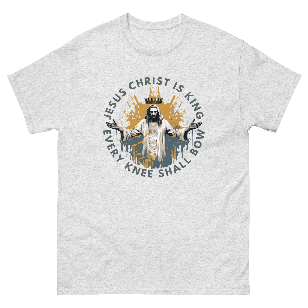 "Every Knee Shall Bow" Men's Classic T-Shirt 3