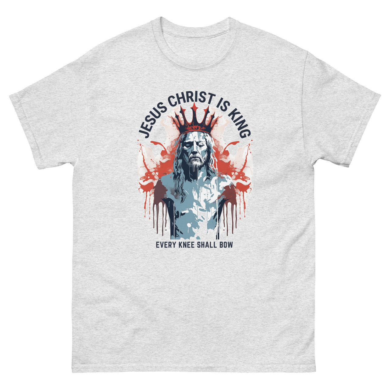 "Every Knee Shall Bow" Men's Classic T-Shirt 6