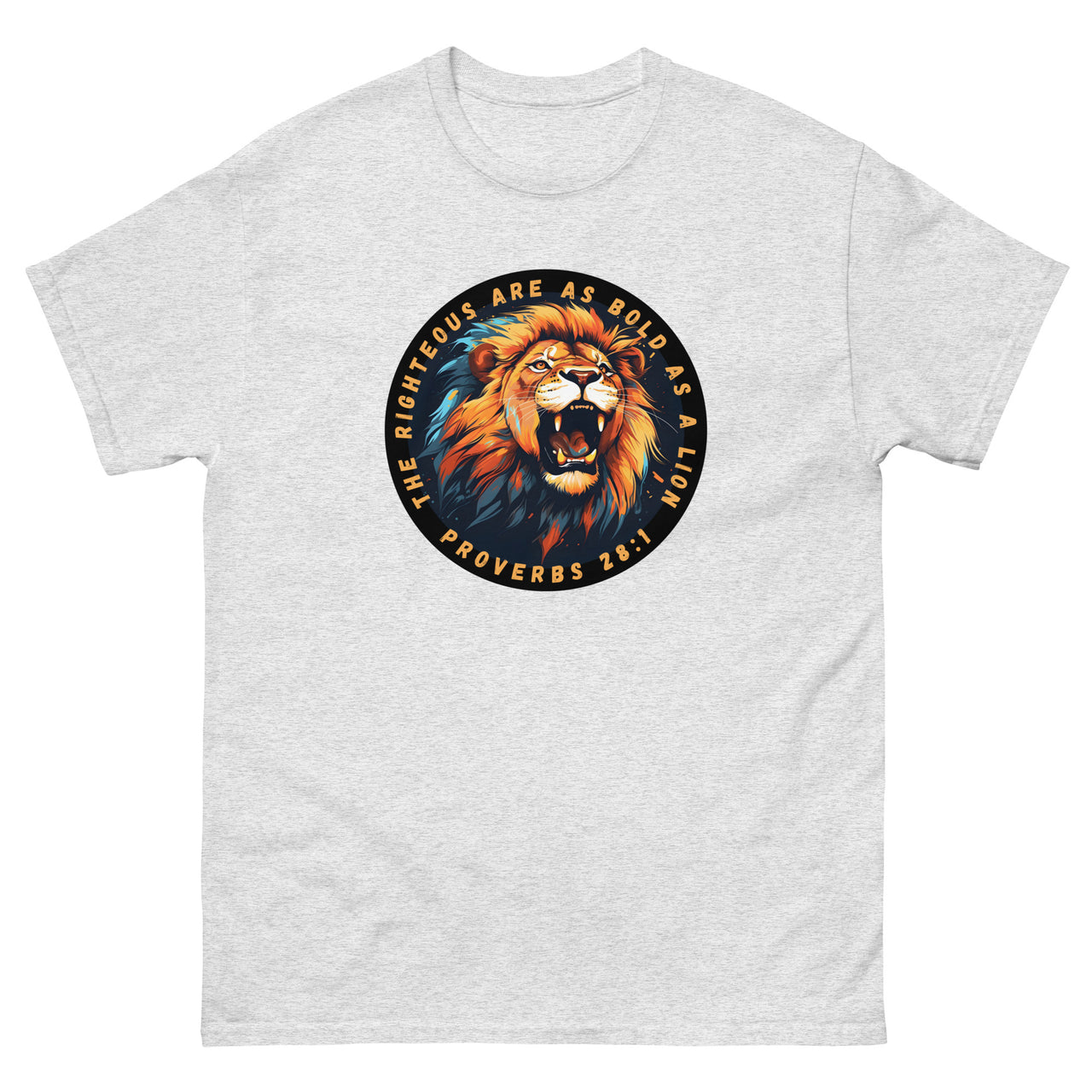 “Bold as a Lion” Men's Classic T-Shirt 1