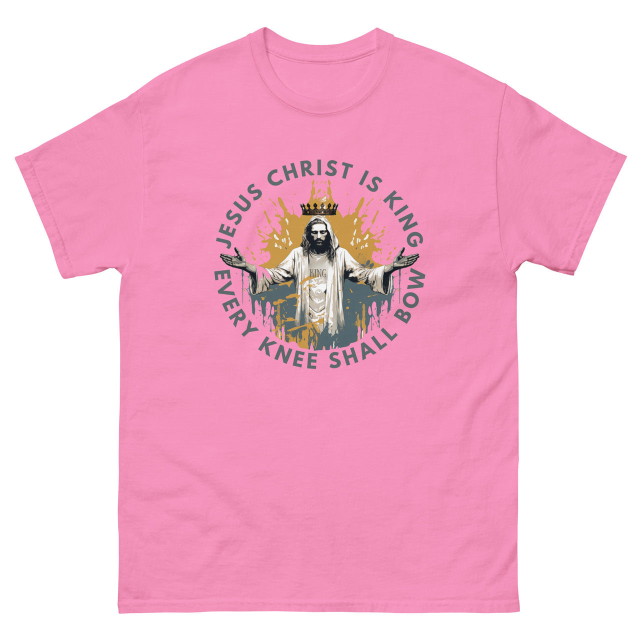 "Every Knee Shall Bow" Men's Classic T-Shirt 3