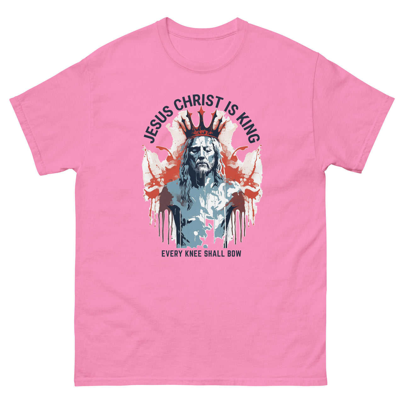 "Every Knee Shall Bow" Men's Classic T-Shirt 6