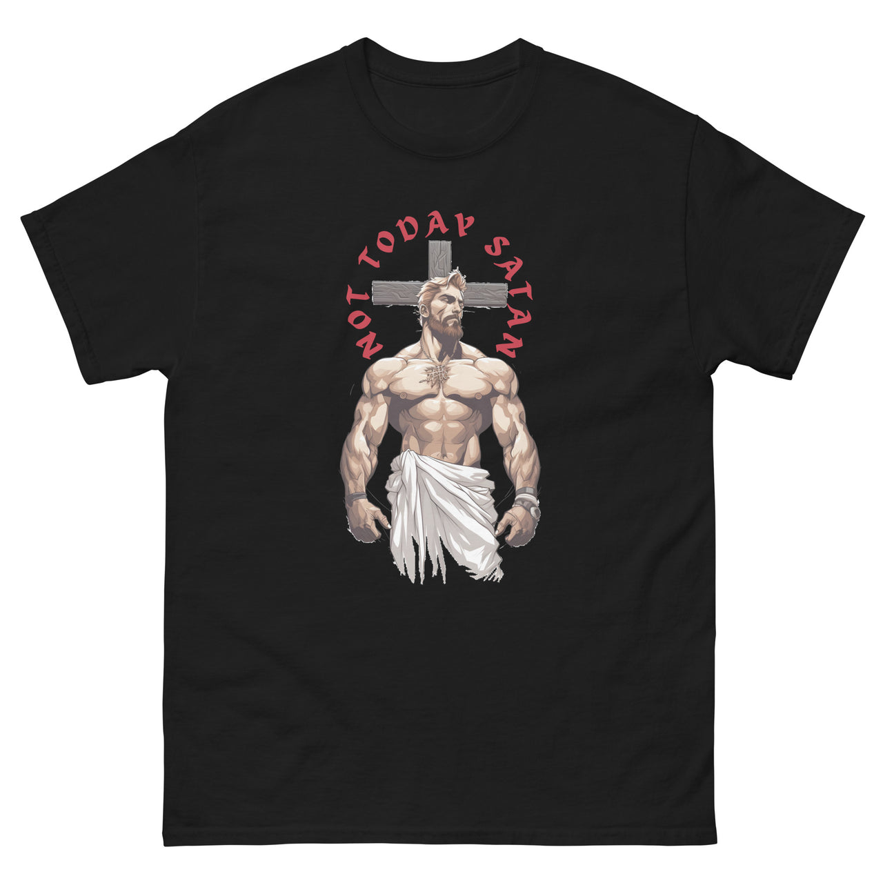 "Not Today Satan" Men's Classic T-Shirt 3