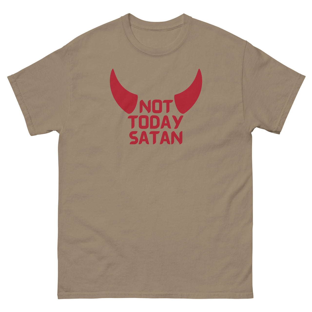 "Not Today Satan" Men's Classic T-Shirt 5