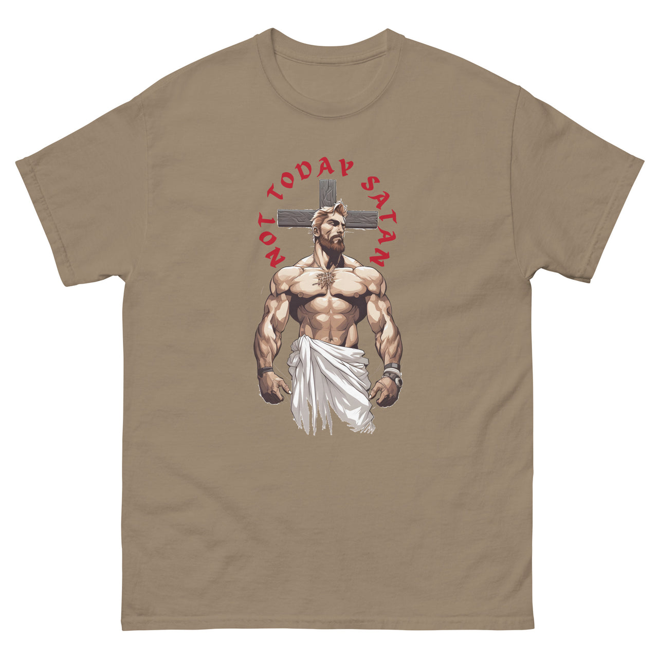 "Not Today Satan" Men's Classic T-Shirt 3