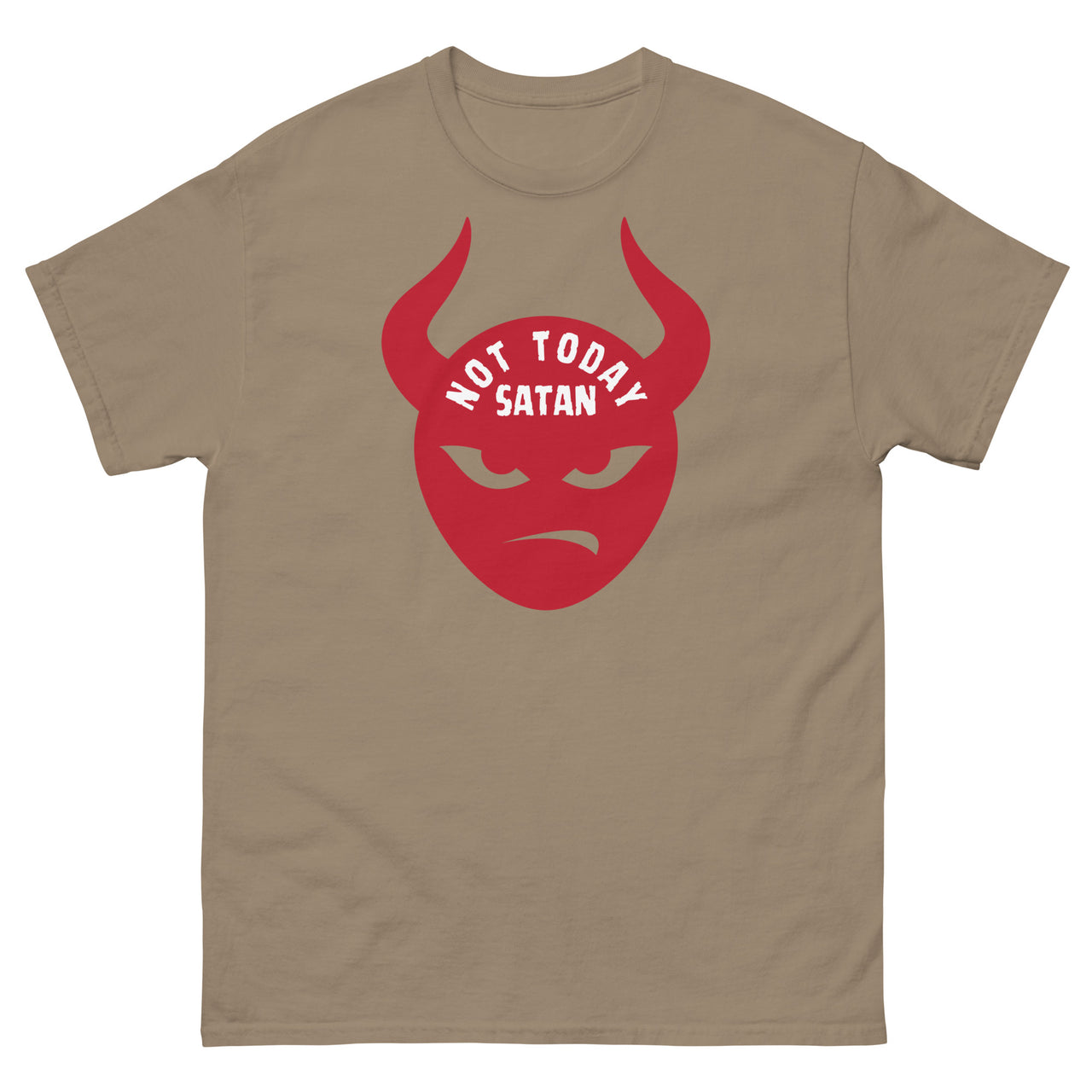 "Not Today Satan" Men's Classic T-Shirt 2