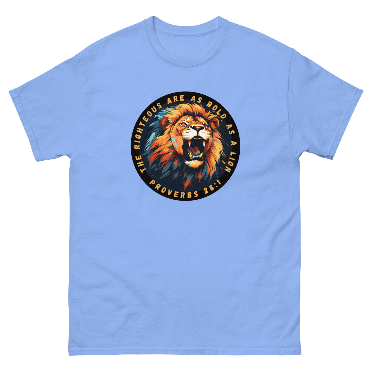 “Bold as a Lion” Men's Classic T-Shirt 1