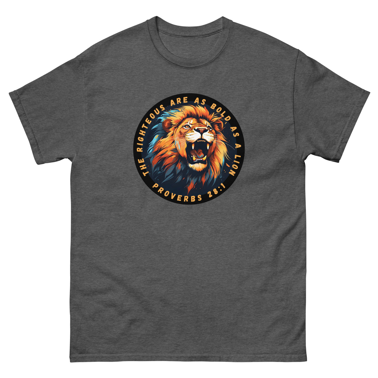 “Bold as a Lion” Men's Classic T-Shirt 1