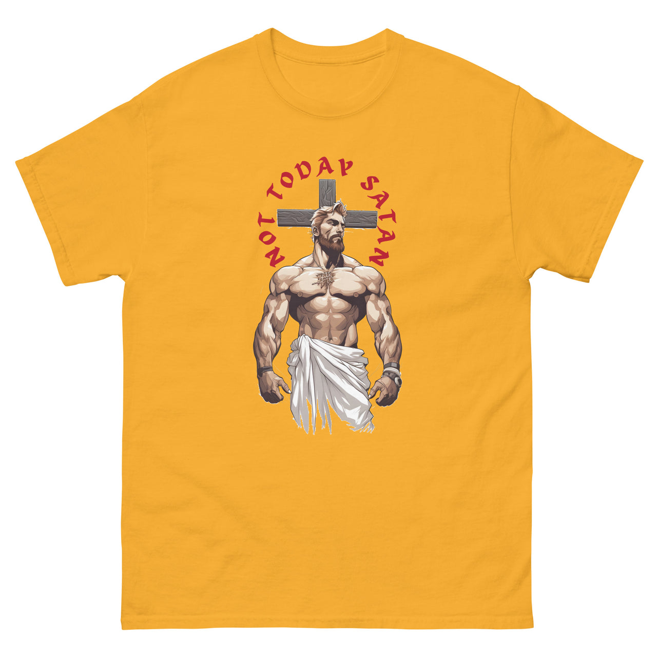 "Not Today Satan" Men's Classic T-Shirt 3