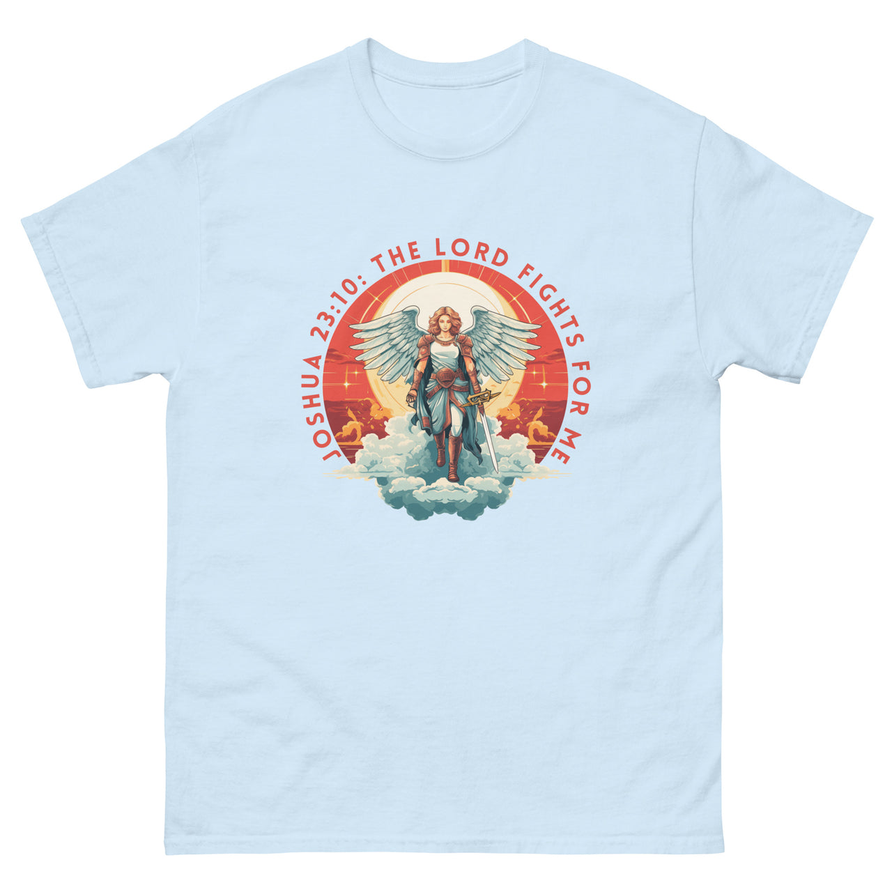 “The Lord Fights for Me” Men's Classic T-Shirt 3