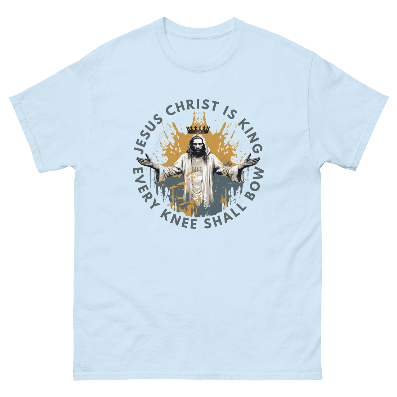 "Every Knee Shall Bow" Men's Classic T-Shirt 3
