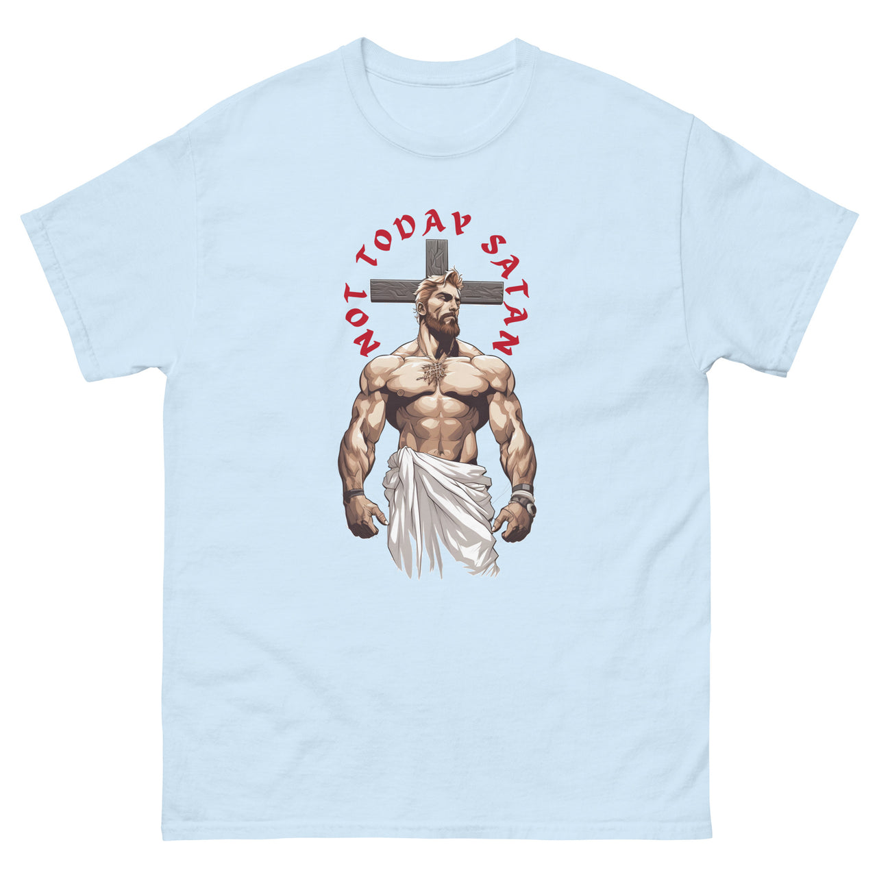 "Not Today Satan" Men's Classic T-Shirt 3