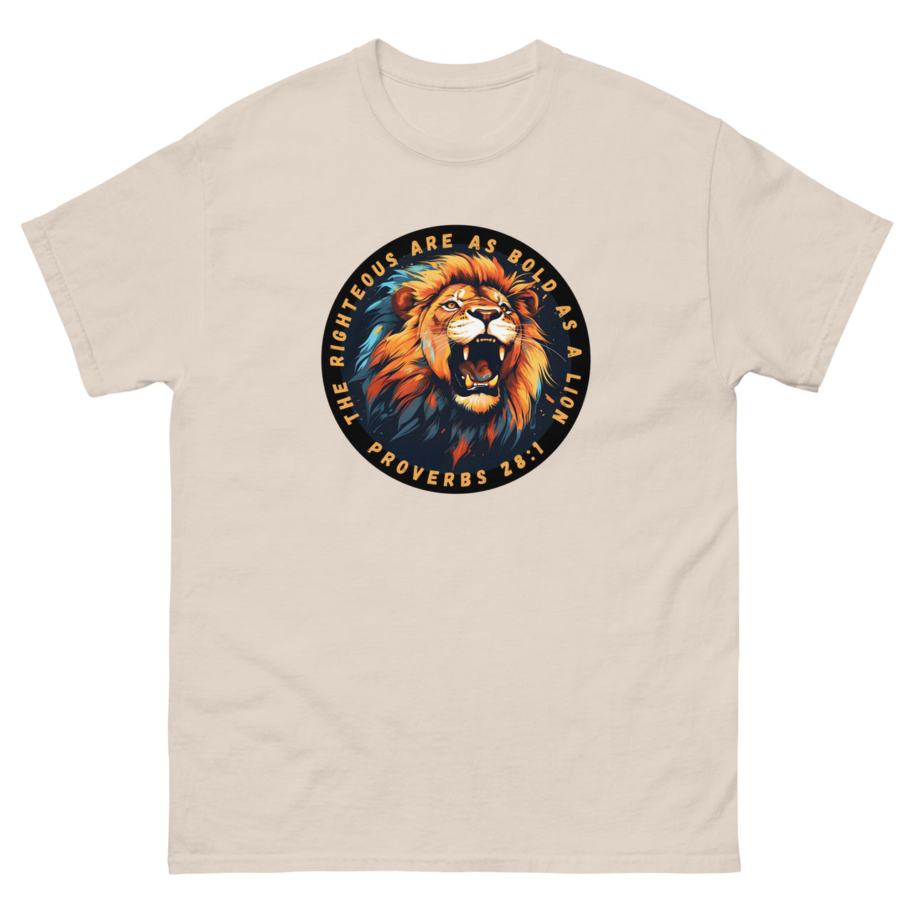 “Bold as a Lion” Men's Classic T-Shirt 1