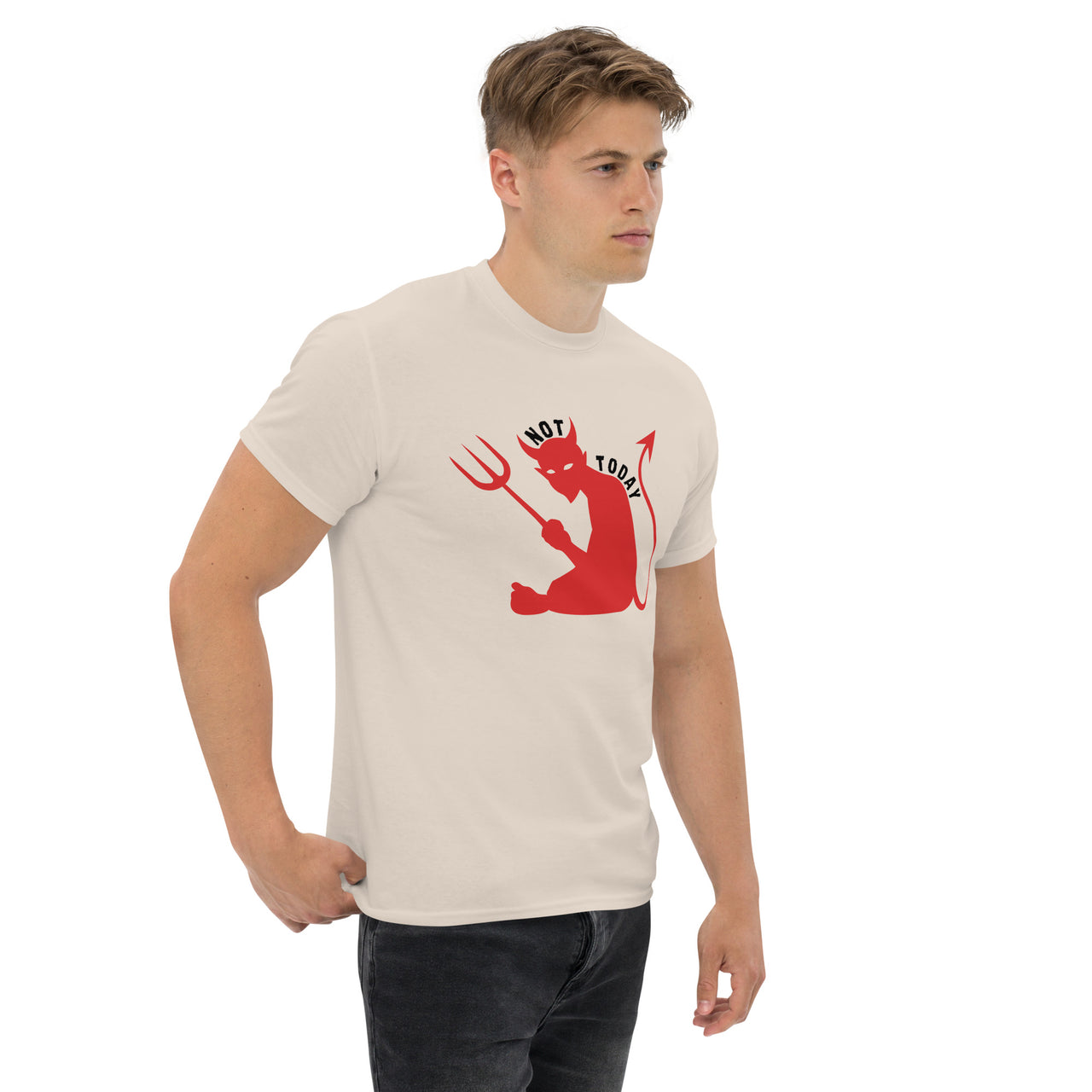"Not Today Satan" Men's Classic T-Shirt 10