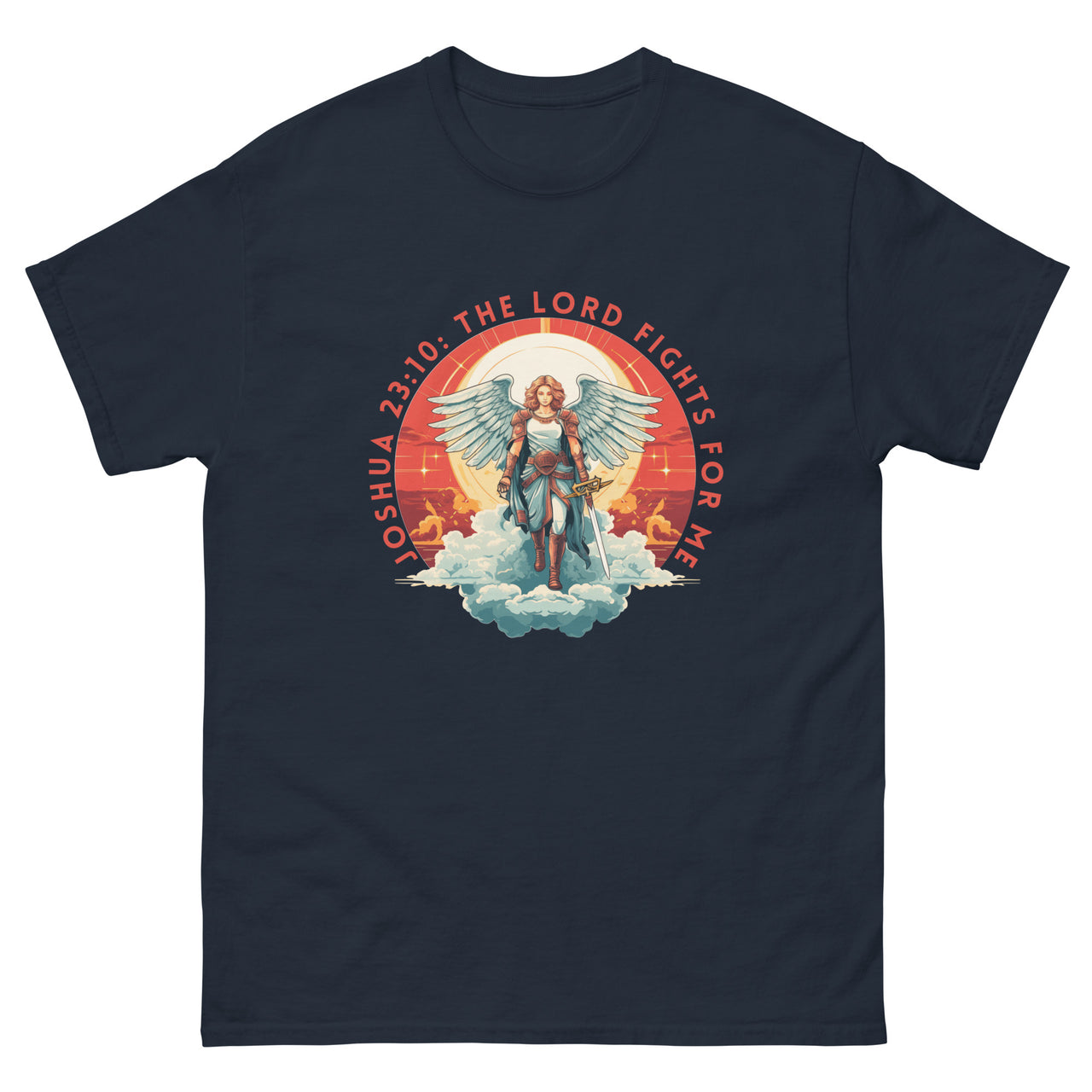 “The Lord Fights for Me” Men's Classic T-Shirt 3