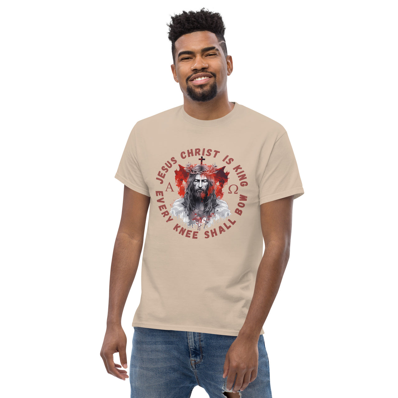 "Every Knee Shall Bow" Men's Classic T-Shirt 2