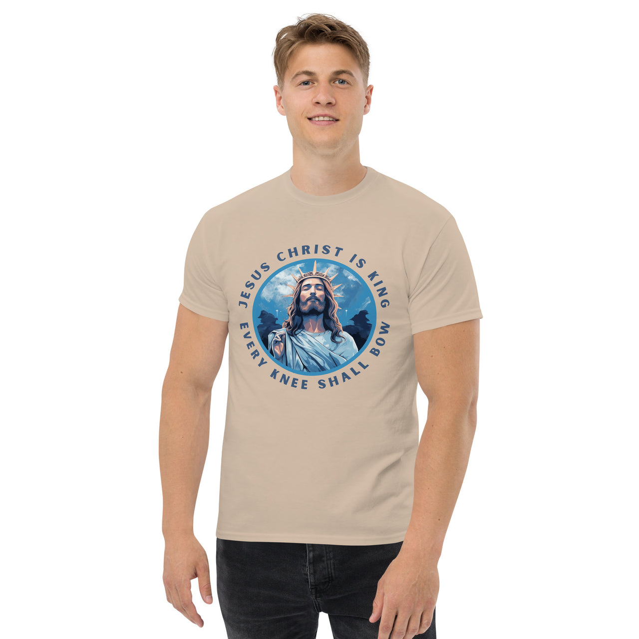 "Every Knee Shall Bow" Men's Classic T-Shirt 1