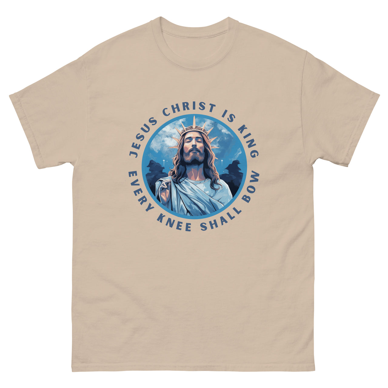 "Every Knee Shall Bow" Men's Classic T-Shirt 1
