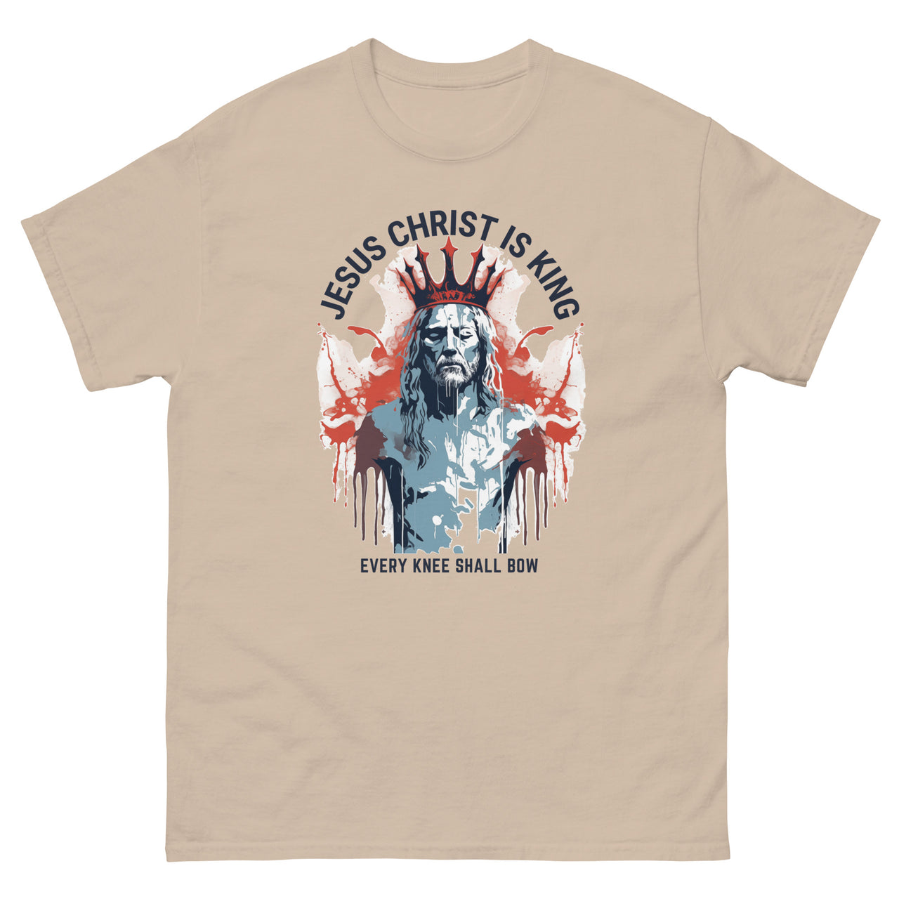 "Every Knee Shall Bow" Men's Classic T-Shirt 6