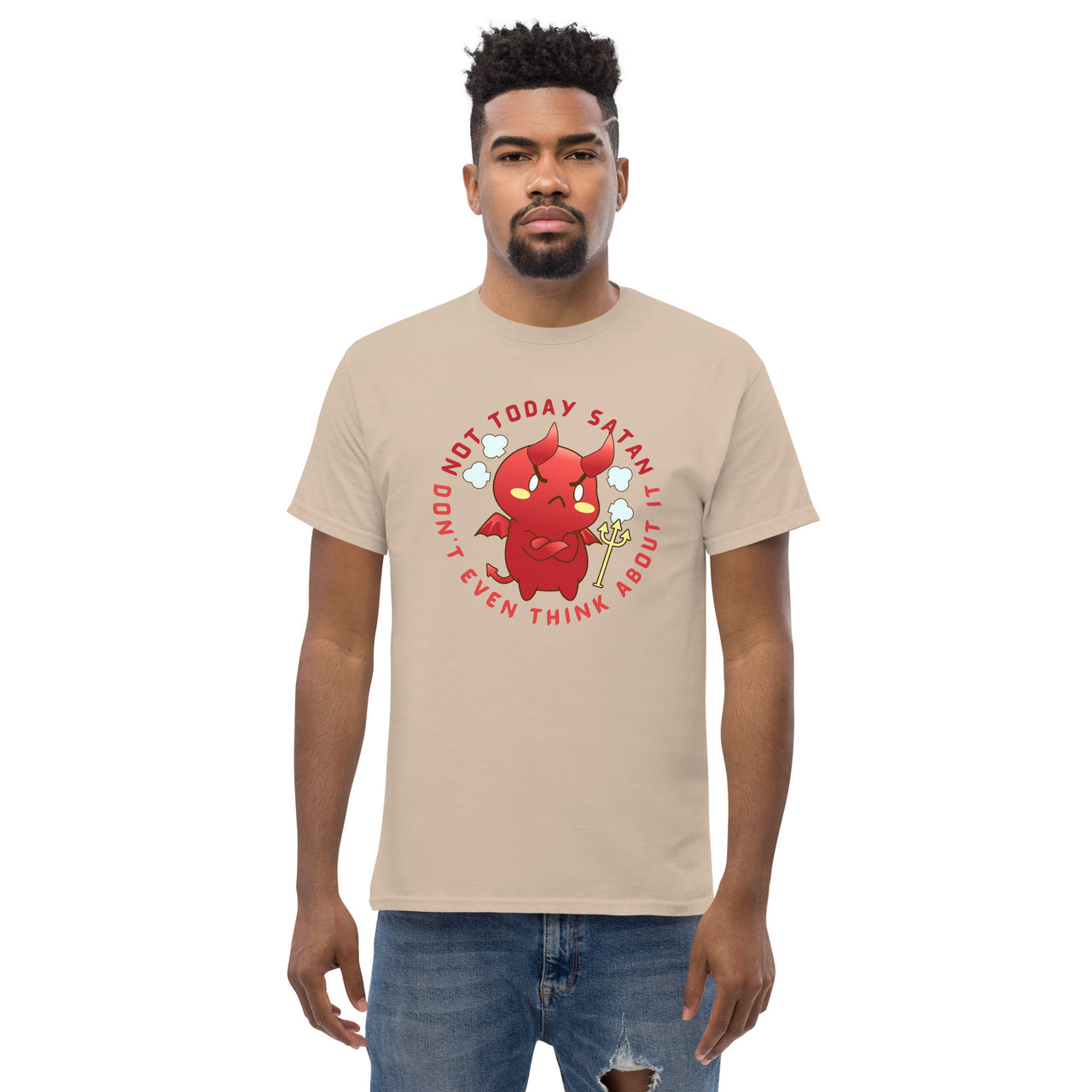 "Not Today Satan" Men's Classic T-Shirt 12