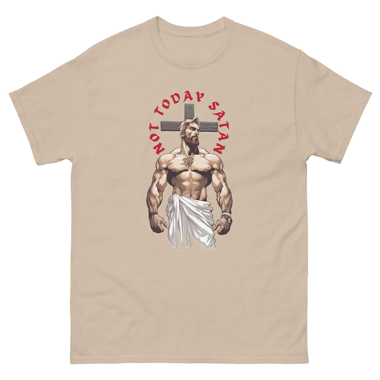 "Not Today Satan" Men's Classic T-Shirt 3