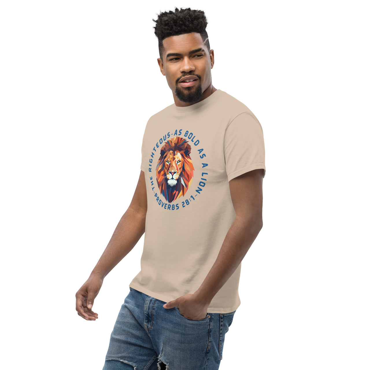 “Bold as a Lion” Men's Classic T-Shirt