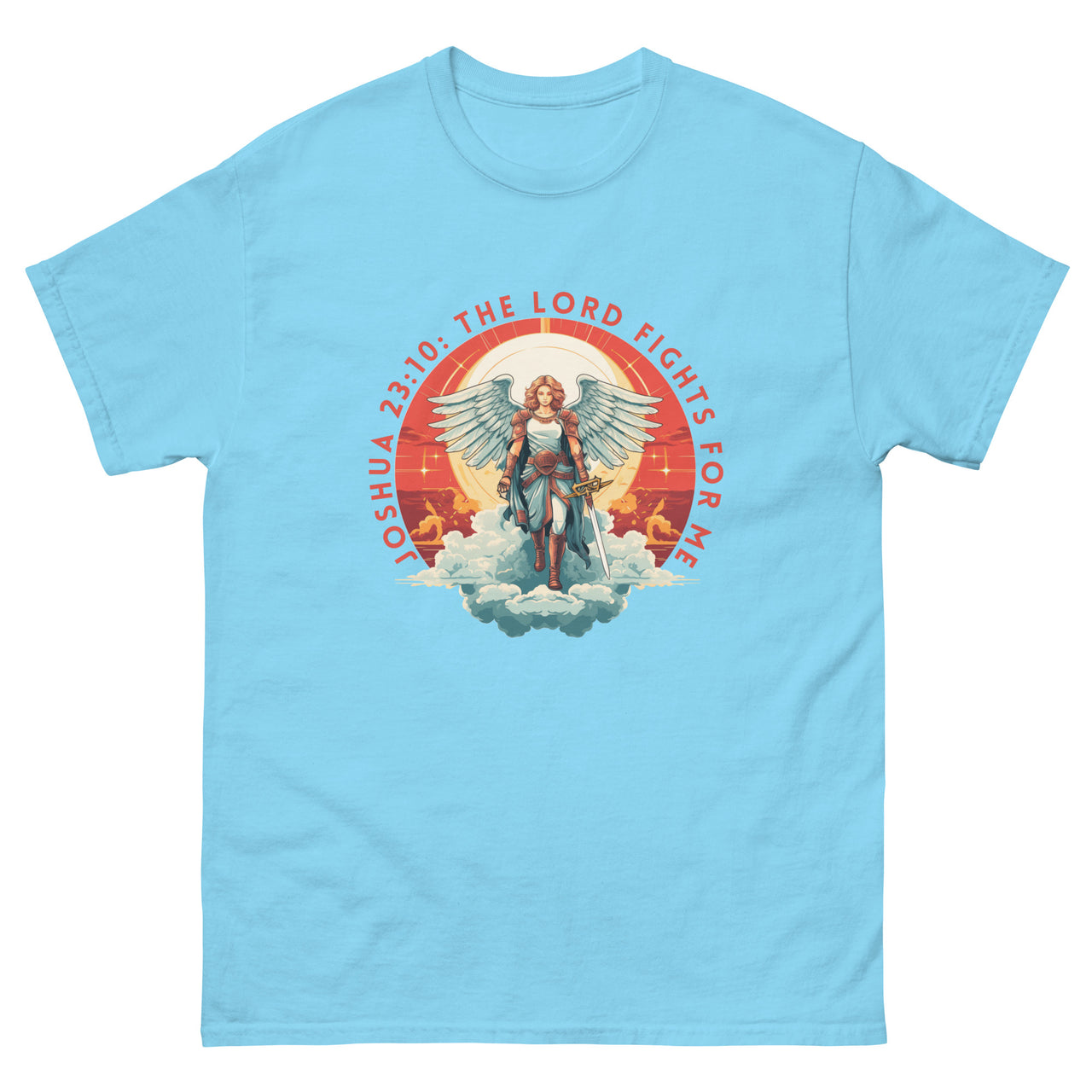 “The Lord Fights for Me” Men's Classic T-Shirt 3