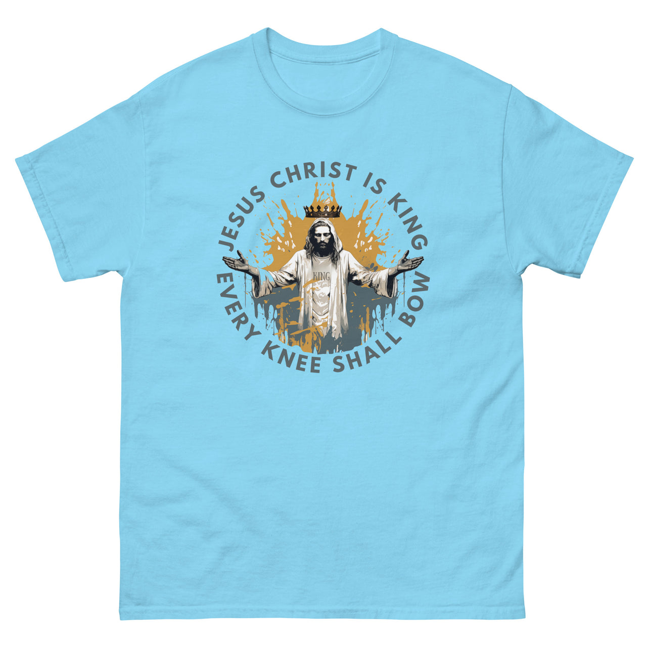 "Every Knee Shall Bow" Men's Classic T-Shirt 3