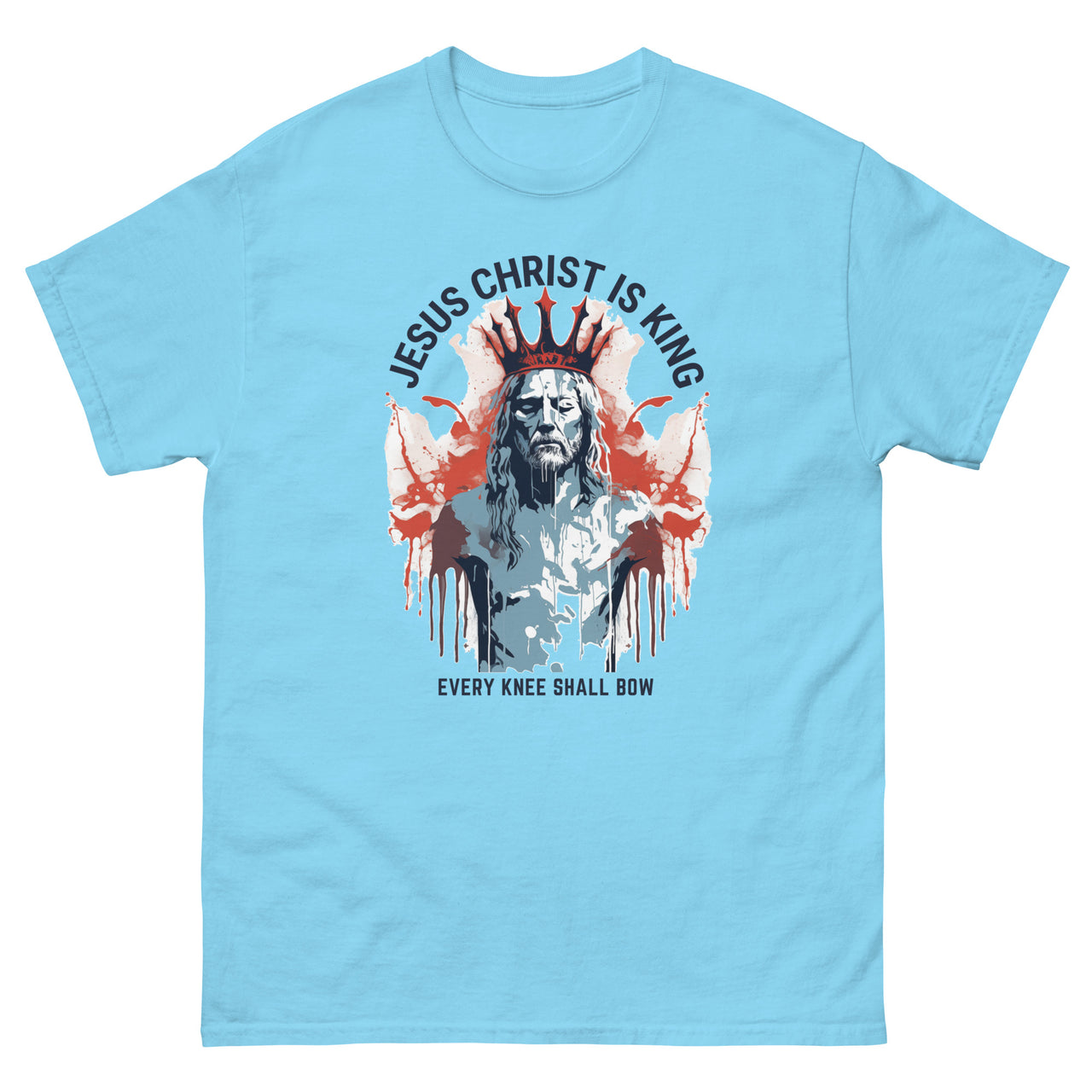 "Every Knee Shall Bow" Men's Classic T-Shirt 6