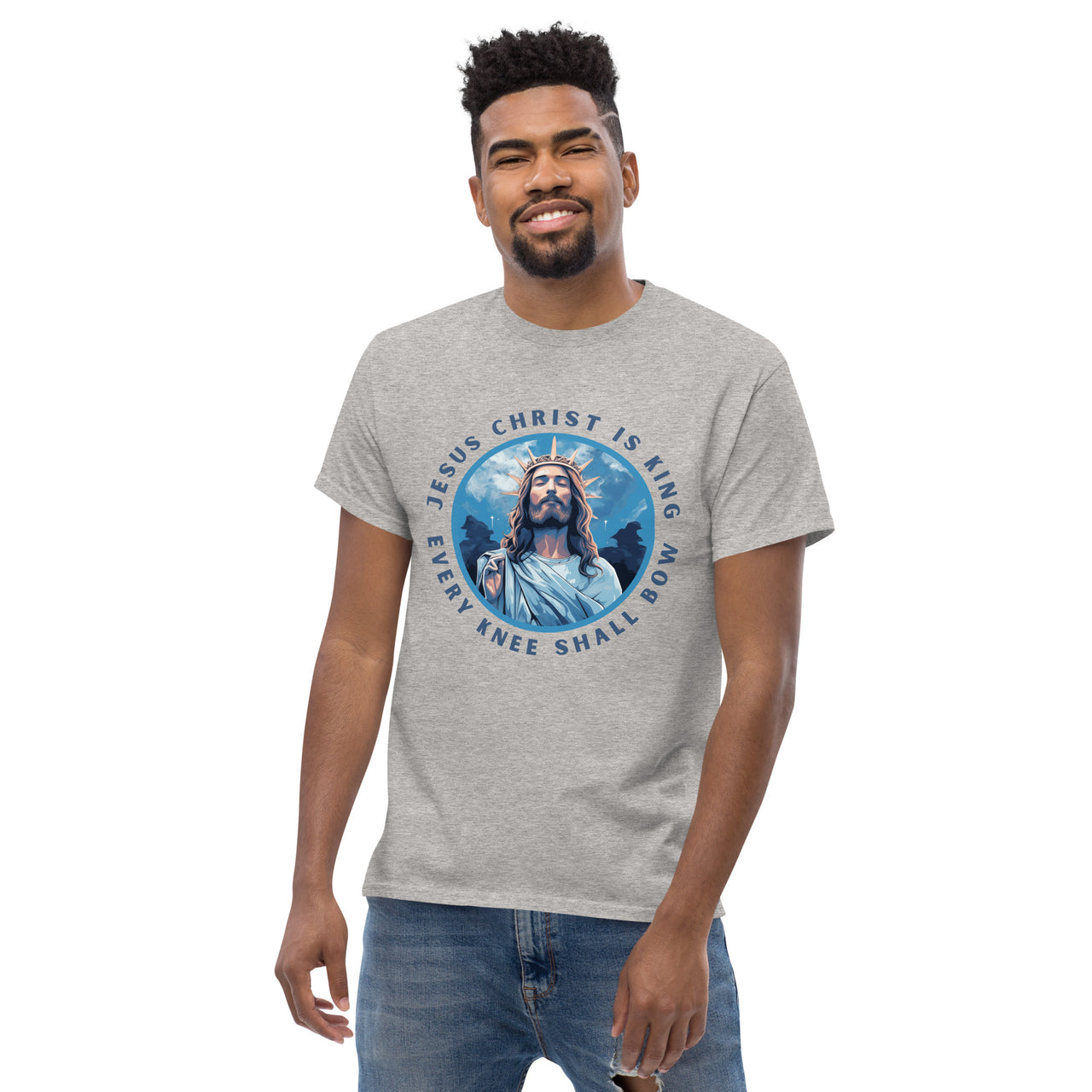 "Every Knee Shall Bow" Men's Classic T-Shirt 1