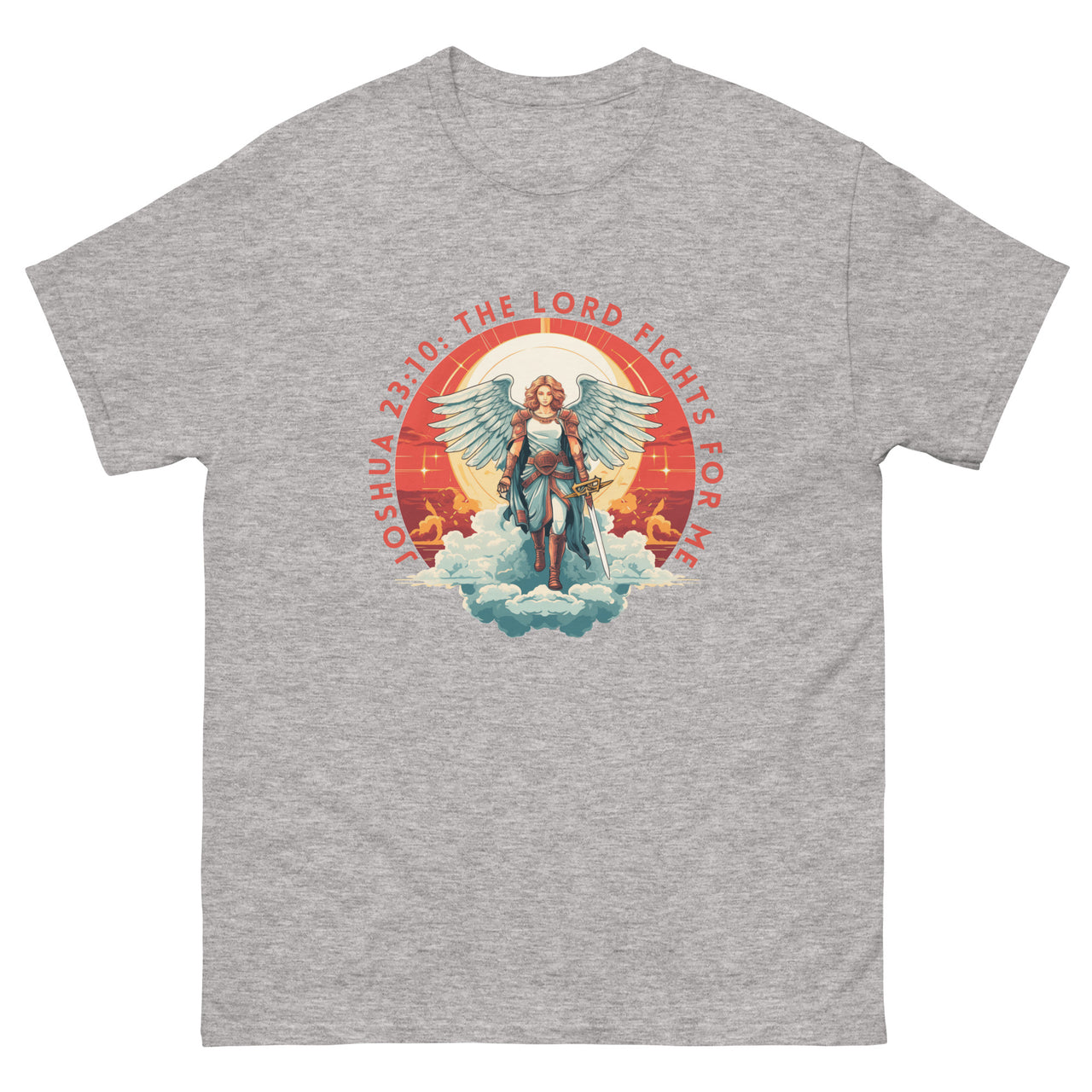 “The Lord Fights for Me” Men's Classic T-Shirt 3