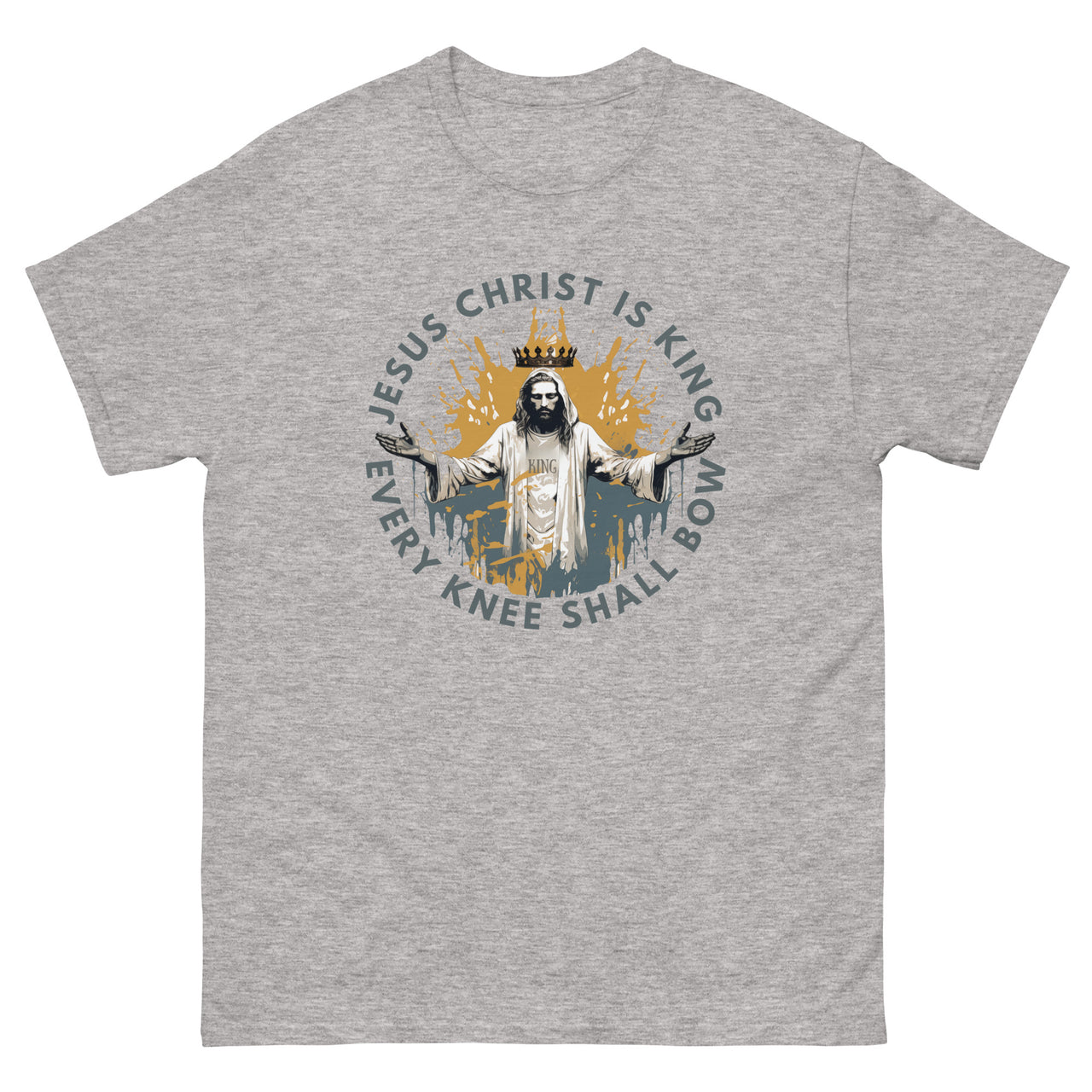 "Every Knee Shall Bow" Men's Classic T-Shirt 3