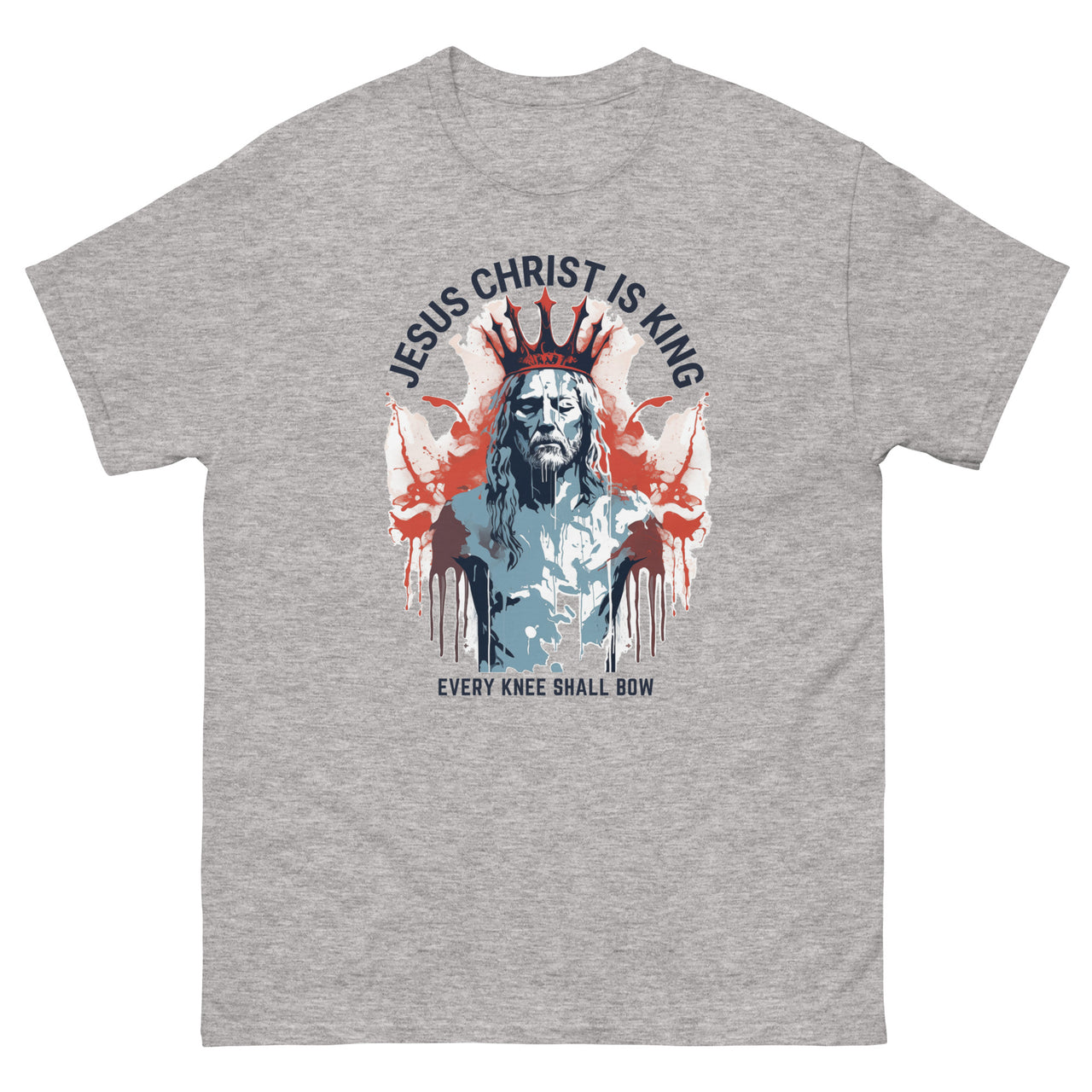 "Every Knee Shall Bow" Men's Classic T-Shirt 6