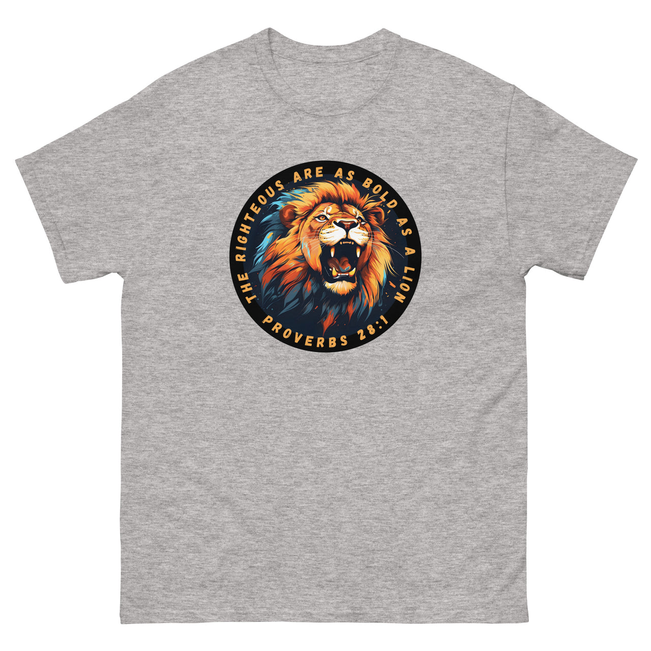 “Bold as a Lion” Men's Classic T-Shirt 1