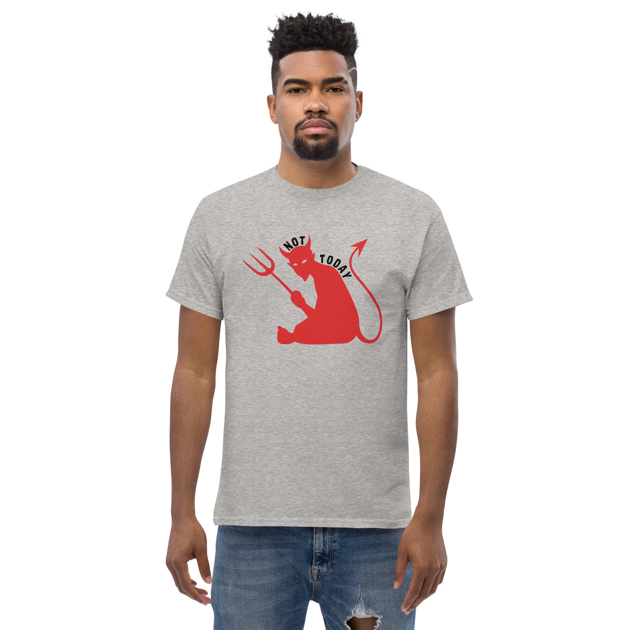 "Not Today Satan" Men's Classic T-Shirt 10