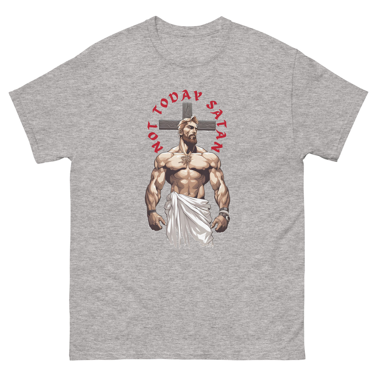 "Not Today Satan" Men's Classic T-Shirt 3