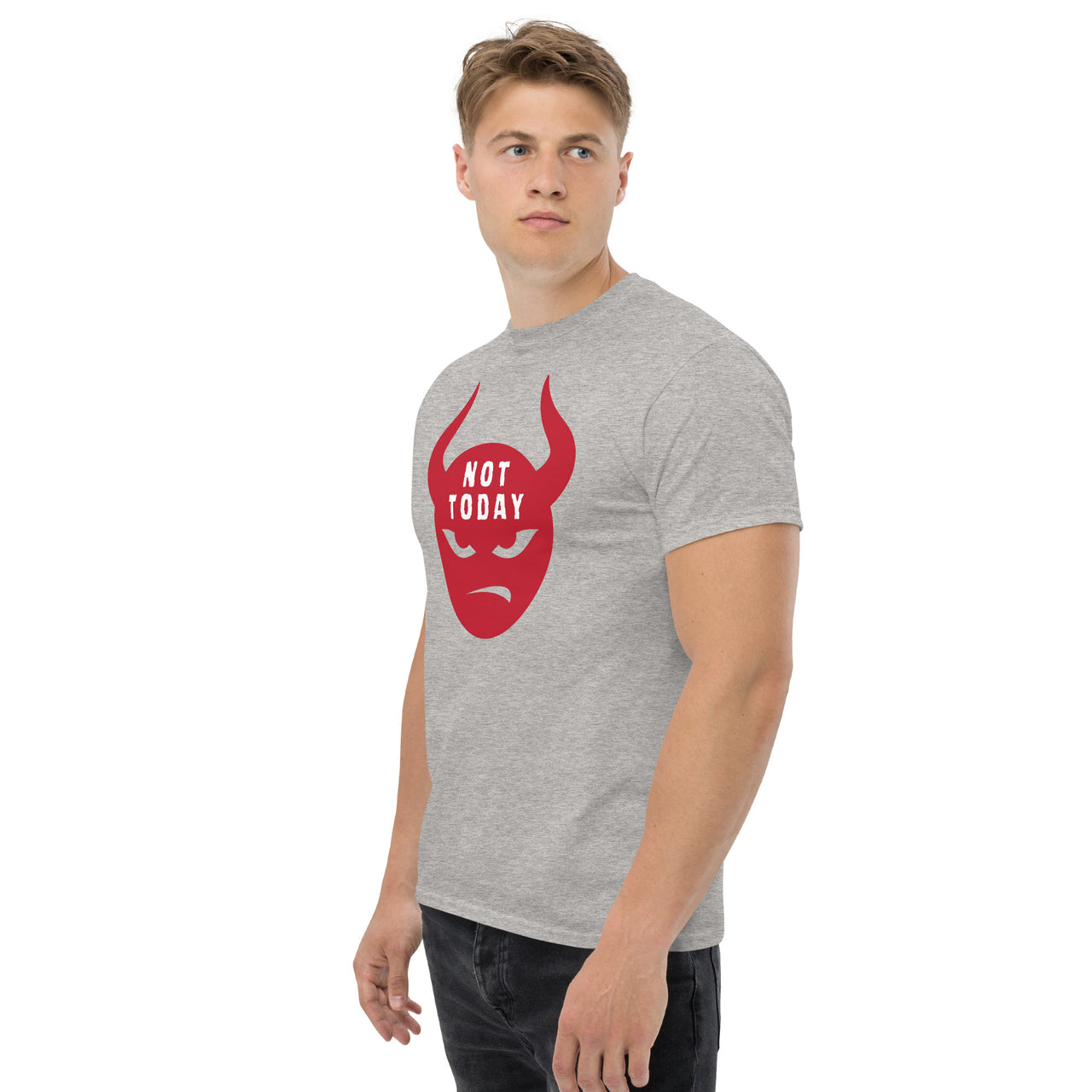 "Not Today Satan" Men's Classic T-Shirt 9