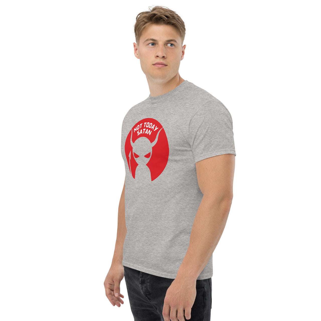 "Not Today Satan" Men's Classic T-Shirt 8