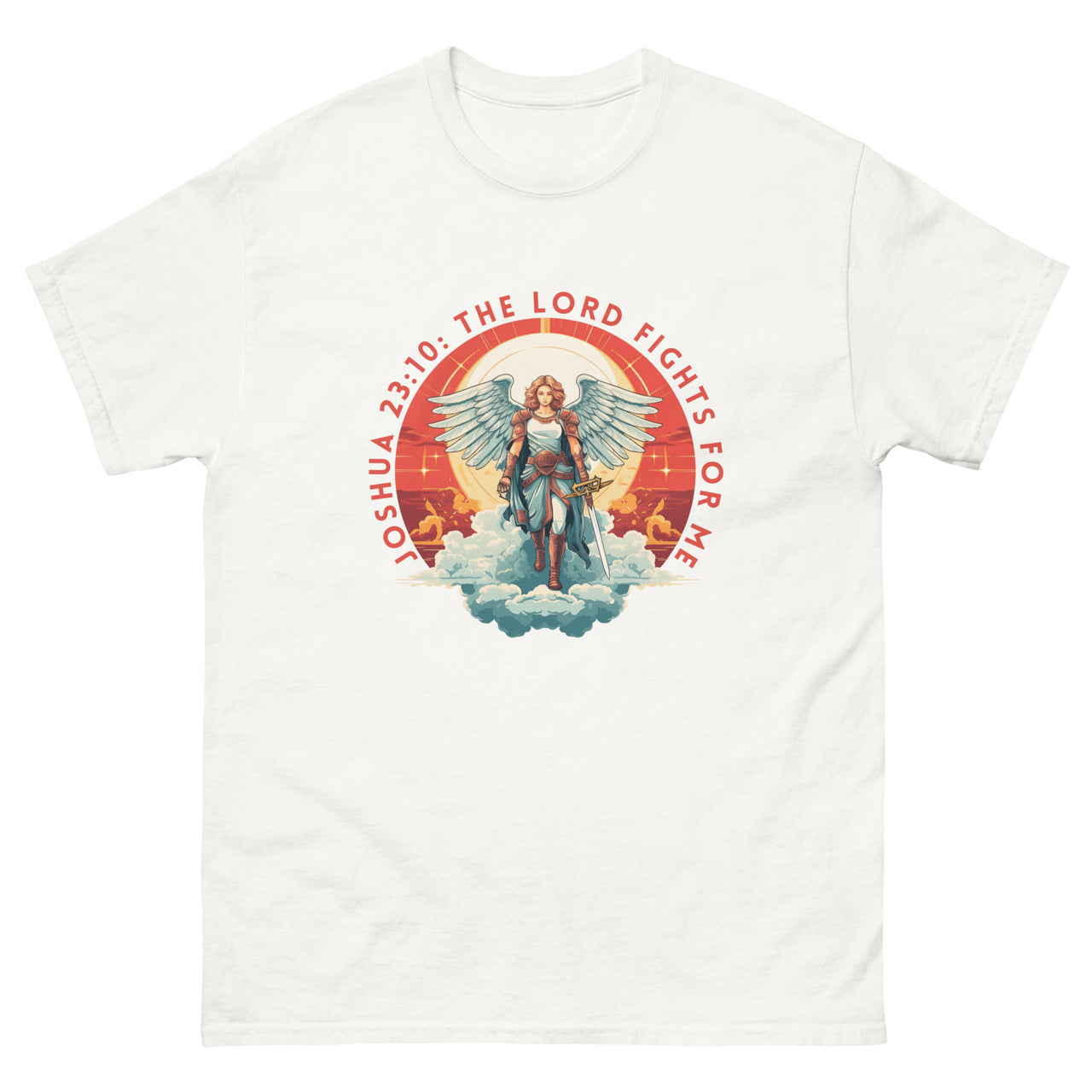 “The Lord Fights for Me” Men's Classic T-Shirt 3