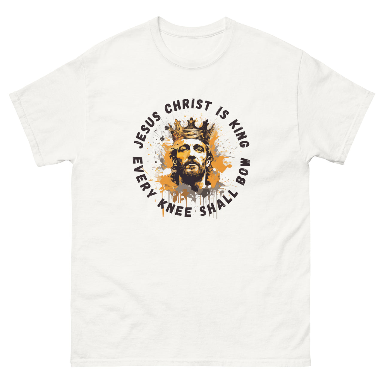 "Every Knee Shall Bow" Men's Classic T-Shirt 4