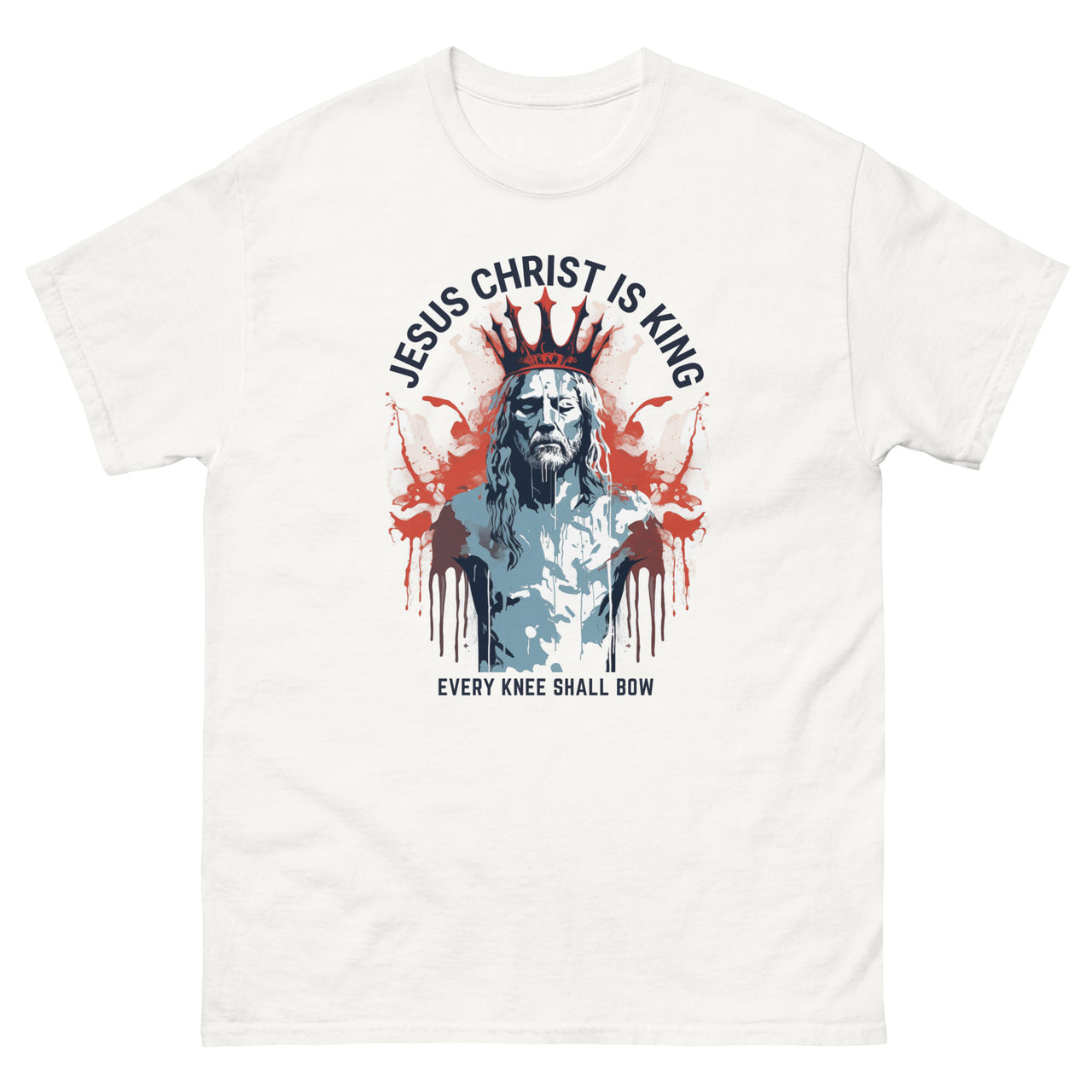 "Every Knee Shall Bow" Men's Classic T-Shirt 6