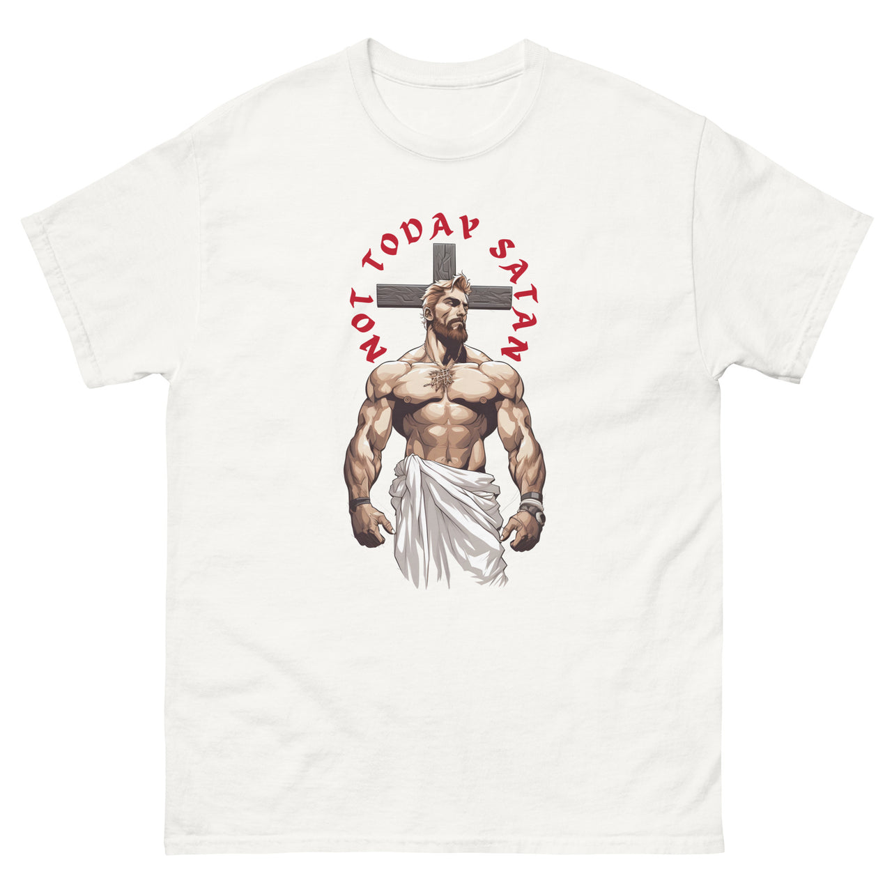 "Not Today Satan" Men's Classic T-Shirt 3