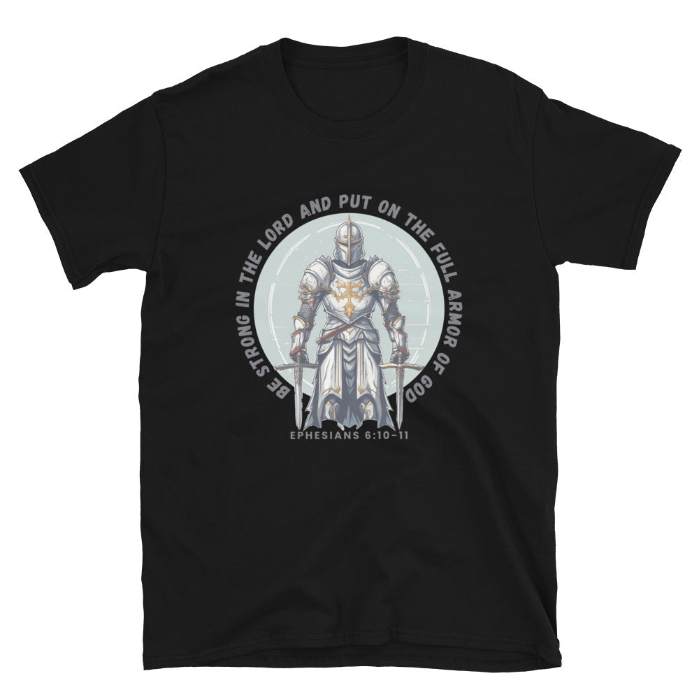 Ephesians 6-based, “Full Armor of God” Unisex Softstyle T-Shirt 3