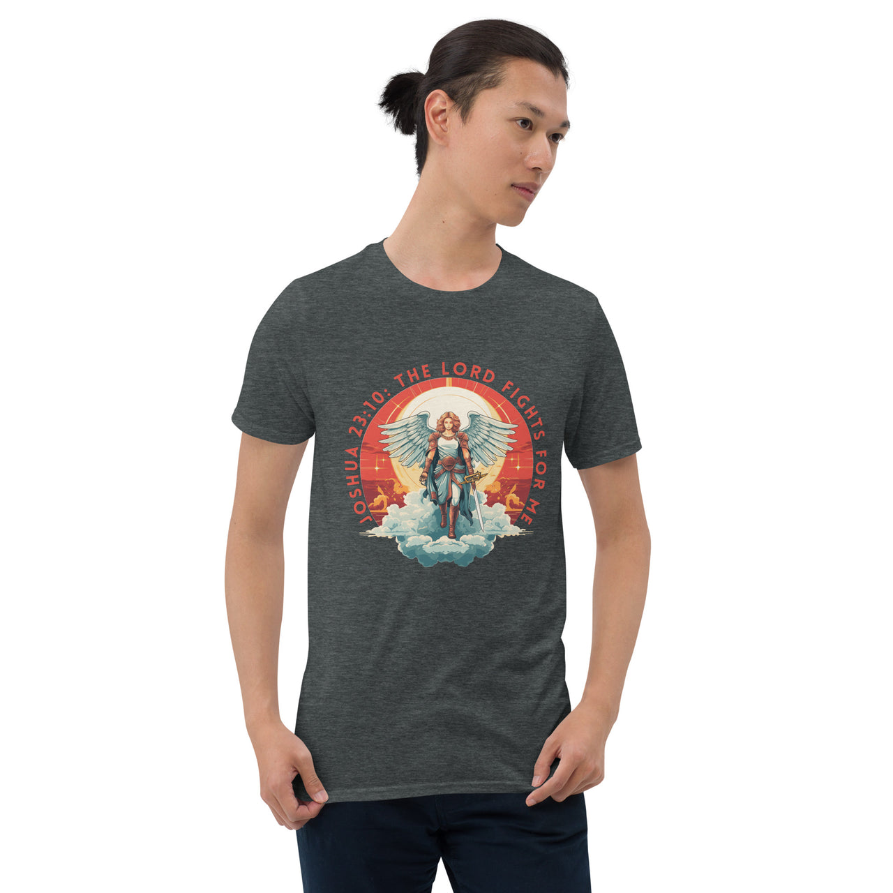 “The Lord Fights for Me” Unisex Softstyle T-Shirt 3