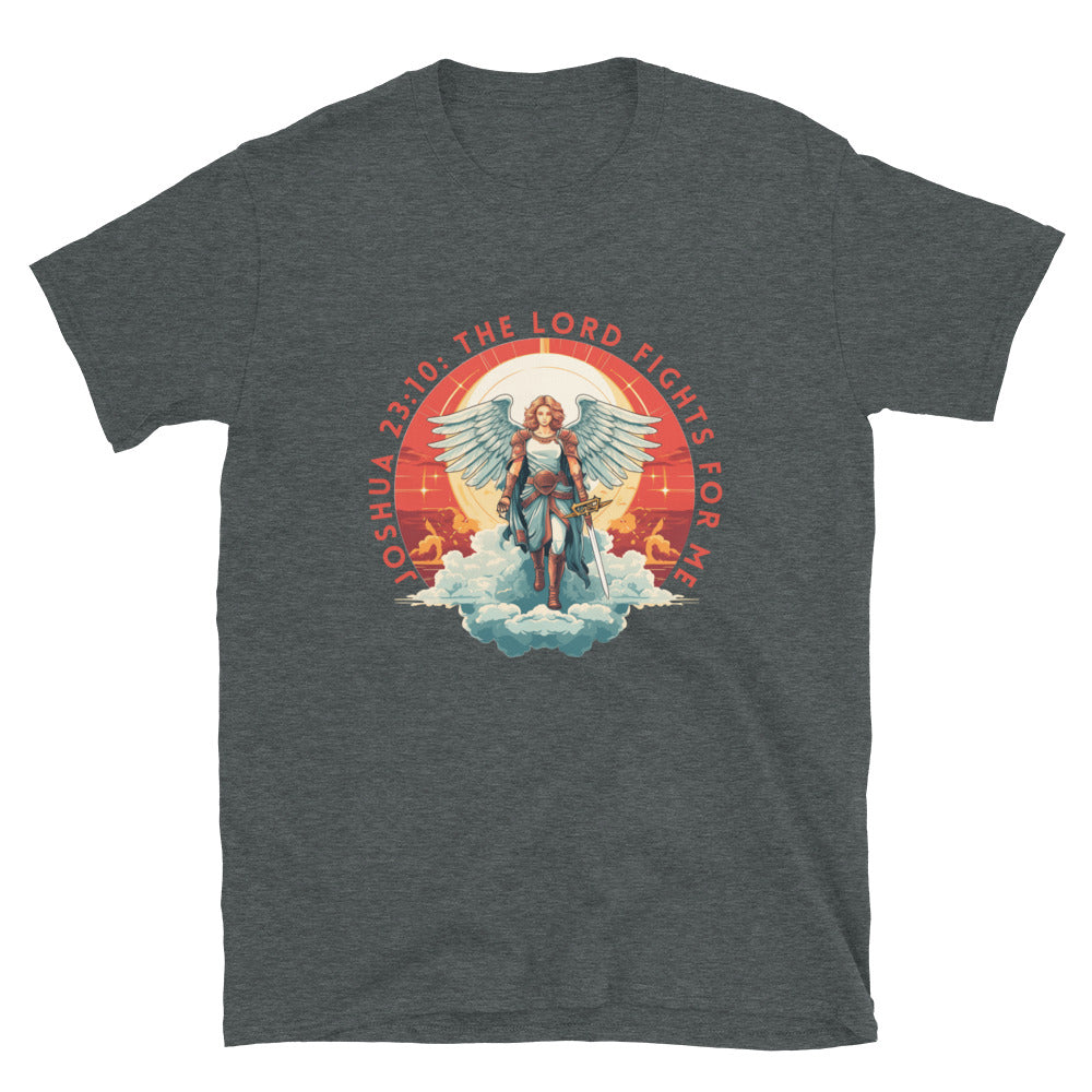 “The Lord Fights for Me” Unisex Softstyle T-Shirt 3