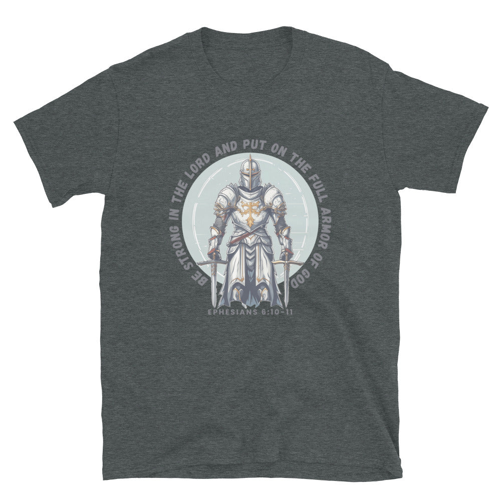 Ephesians 6-based, “Full Armor of God” Unisex Softstyle T-Shirt 3