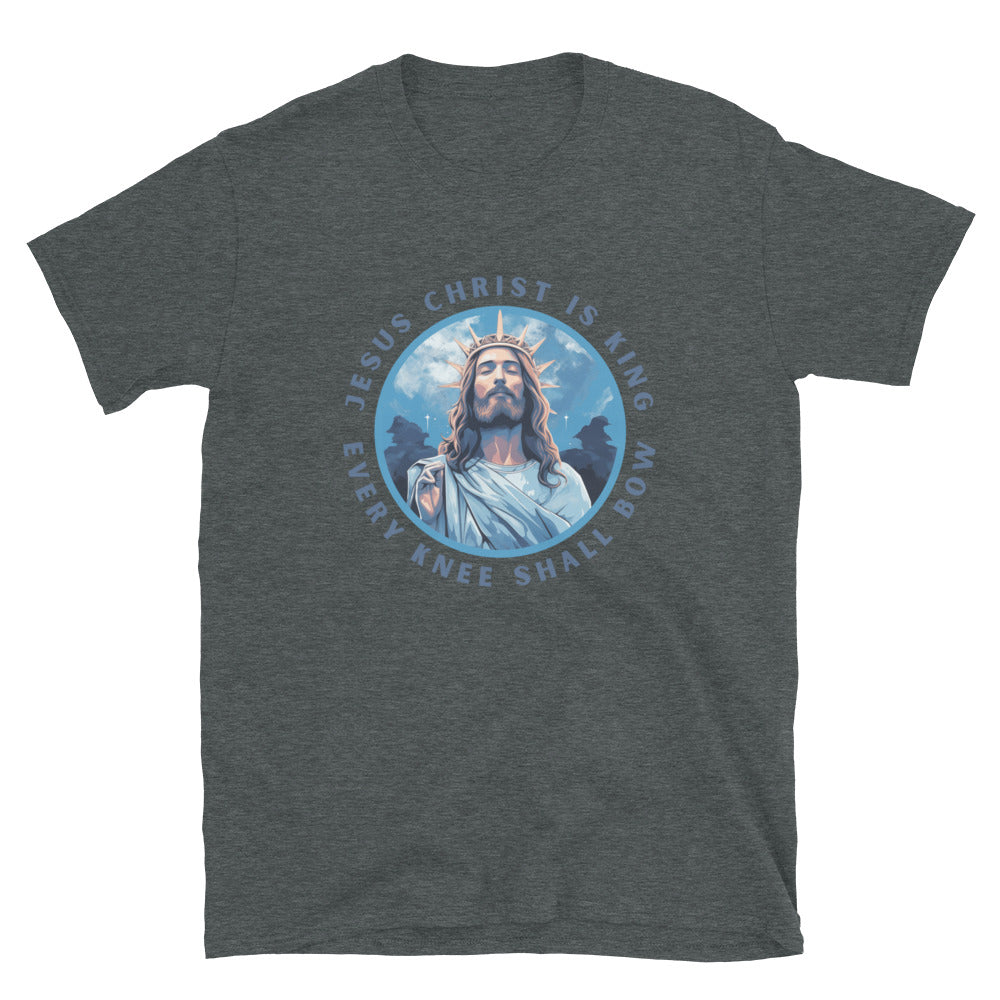 "Every Knee Shall Bow" Unisex Softstyle T-Shirt 1