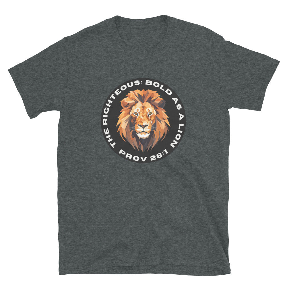 “Bold as a Lion” Unisex Softstyle T-Shirt 2