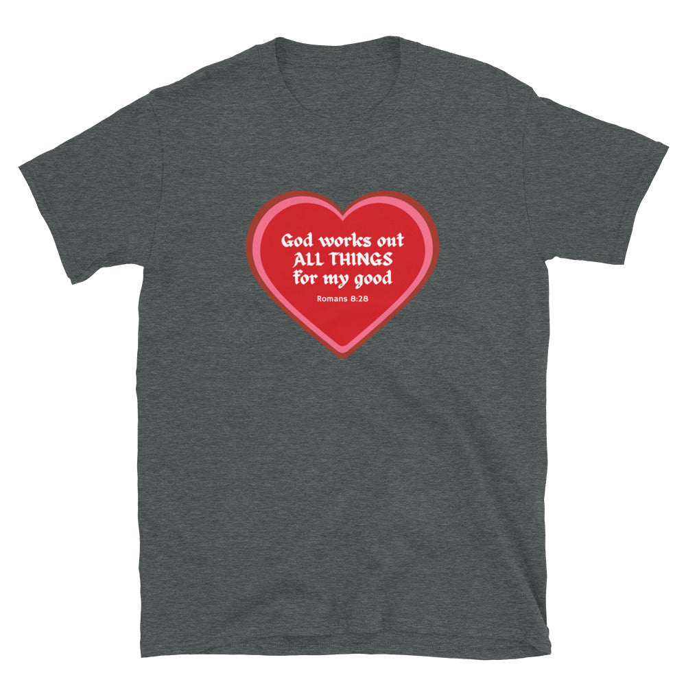 "All Things for my Good" Unisex Softstyle T-Shirt 4