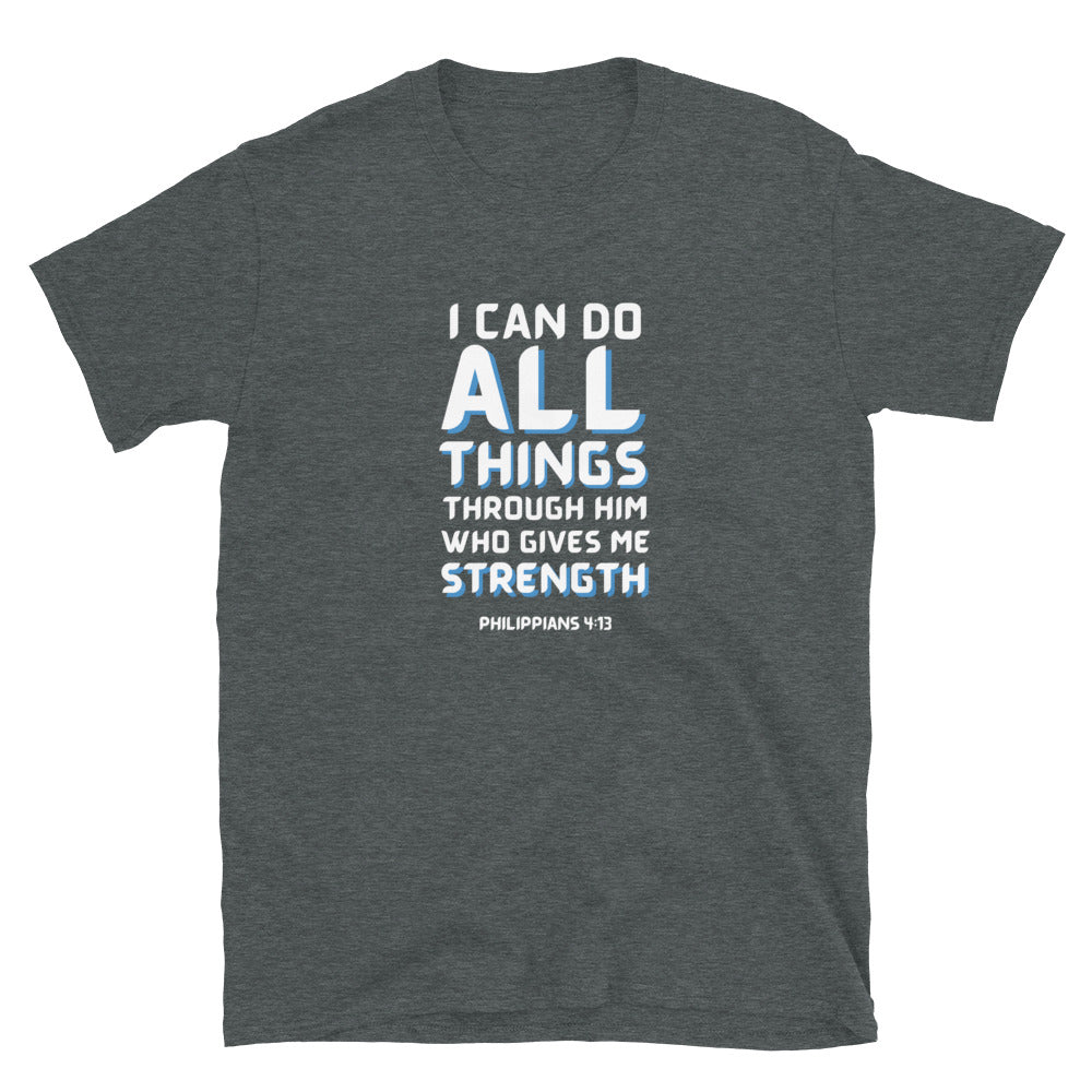 “I Can Do All Things" Unisex Softstyle T-Shirt 16