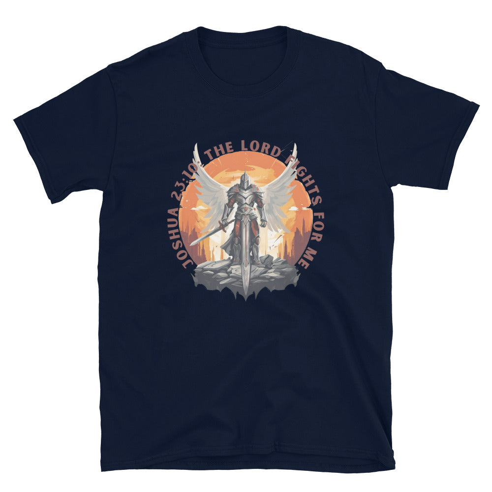 “The Lord Fights for Me”  Unisex Softstyle T-Shirt 2